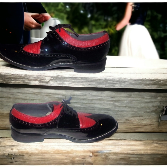 Stacy Baldwin Other - STACEY BALDWIN |Men's Two-toned Wingtip 1920's Vintage-style Oxfords | Size 9.5